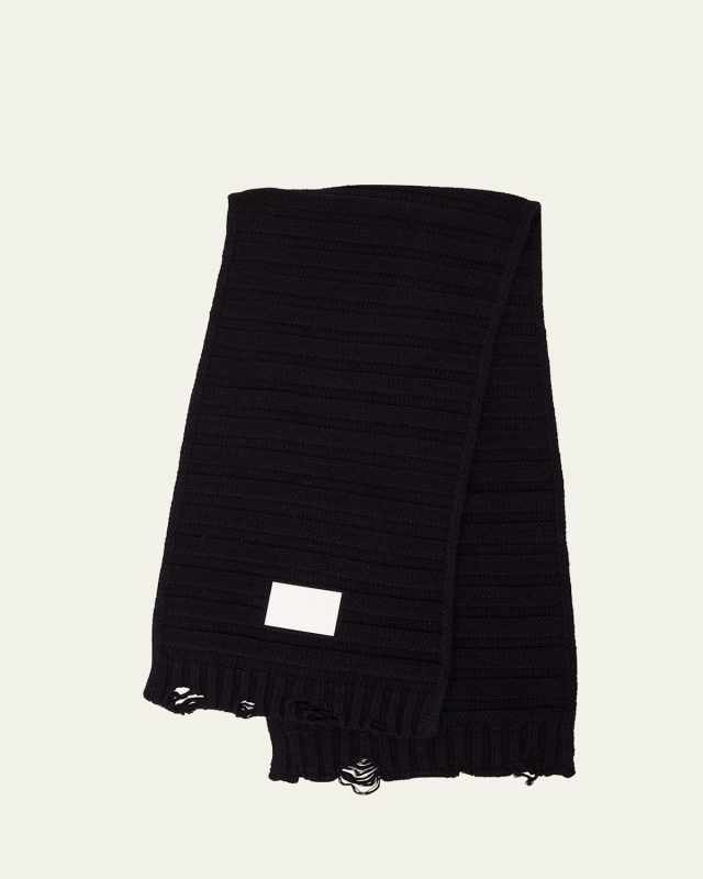 Virgin Wool Blend Scarf
